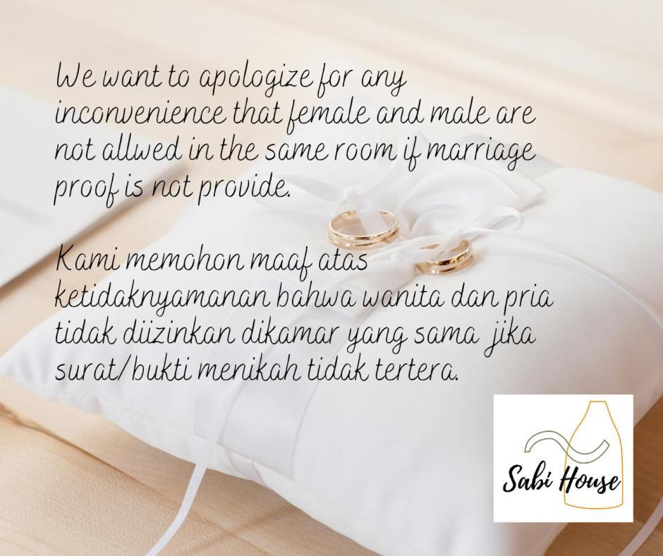 Sabi Guest House - Strategic Family -Married Couples Only- Hostel In Prawirotaman 日惹 外观 照片